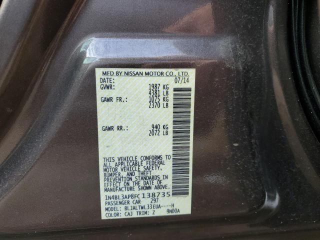 1N4BL3AP8FC138735 Nissan Altima 3.5s