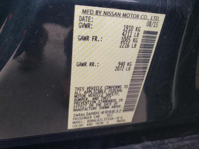 2015 NISSAN ALTIMA 2.5 - 1N4AL3AP8FC499832