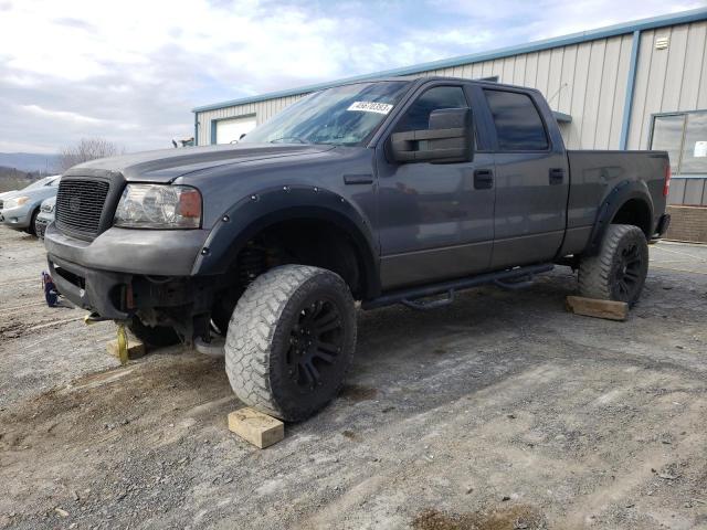 Salvage cars for sale from Copart Chambersburg, PA: 2007 Ford F150 Supercrew