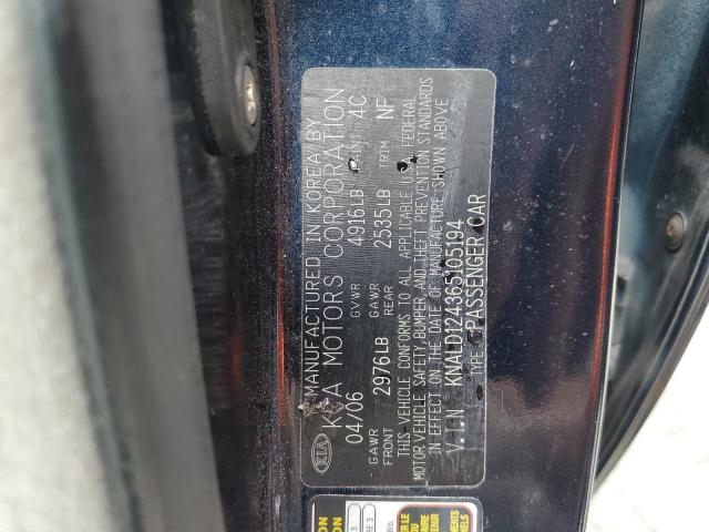 KNALD124365105194 KIA Amanti