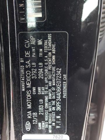 2019 KIA FORTE GT L - 3KPF34AD6KE072342