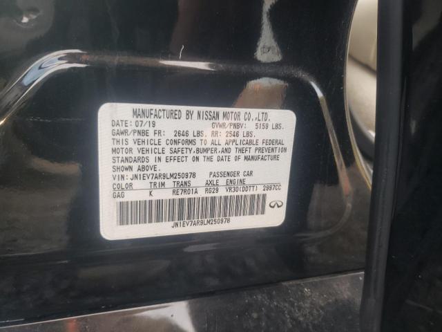 2020 INFINITI Q50 PURE - JN1EV7AR9LM250978