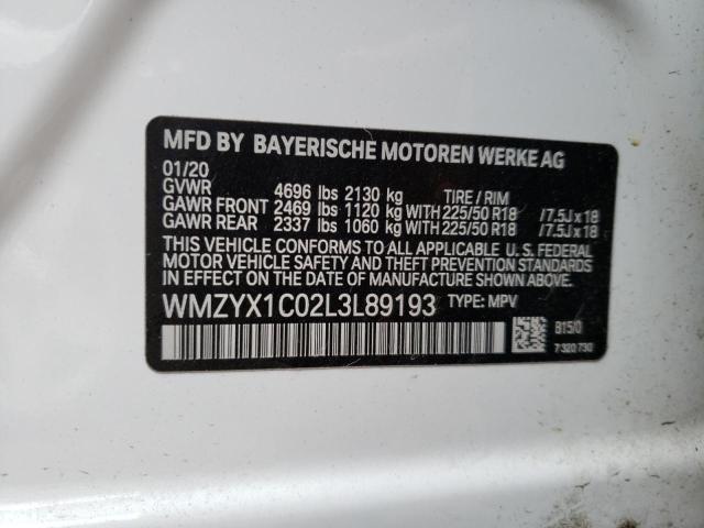 WMZYX1C02L3L89193 Mini Cooper S Countryman All4