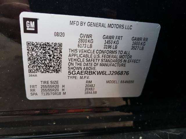 5GAERBKW6LJ296876 Buick Enclave Essence