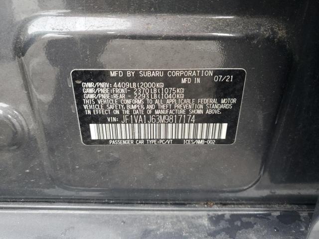 JF1VA1J63M9817174 Subaru Wrx Limited