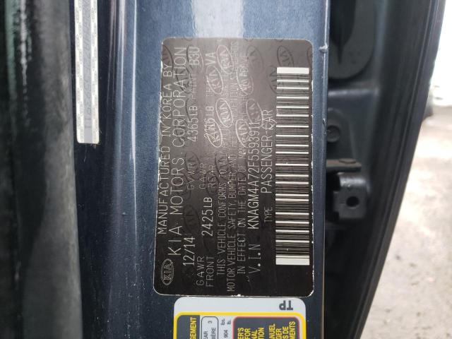 KNAGM4A72F5593911 KIA Optima Lx