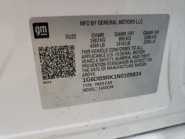 2022 CADILLAC CT4 PREMIU - 1G6DB5RK1N0109834