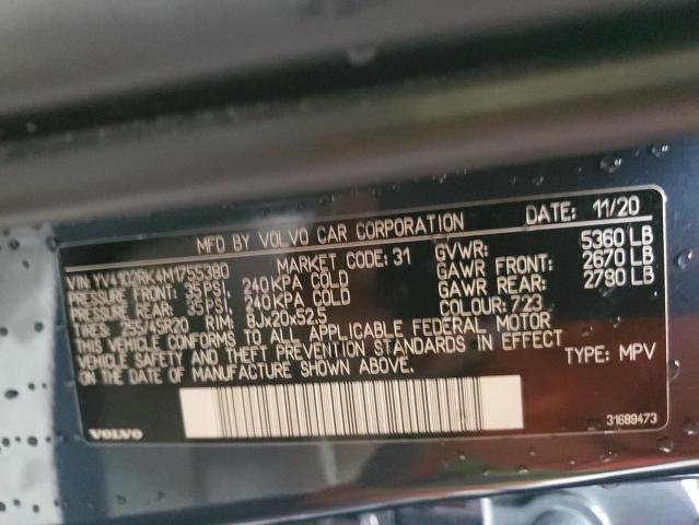 YV4102RK4M1755380 Volvo Xc60 T5 Momentum