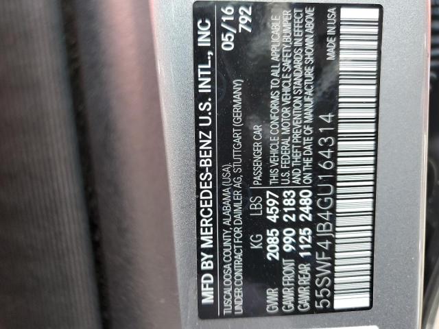 55SWF4JB4GU164314 Mercedes-Benz C 300