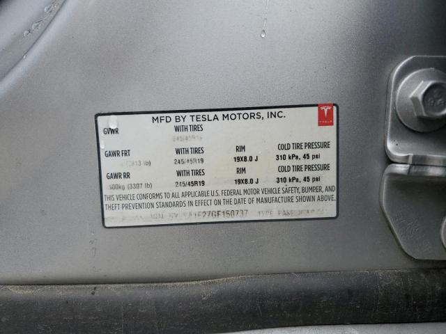 5YJSA1E27GF150737 Tesla MODEL S