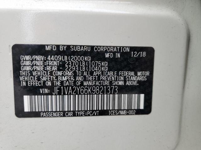 JF1VA2Y66K9821373 Subaru Wrx Sti Limited