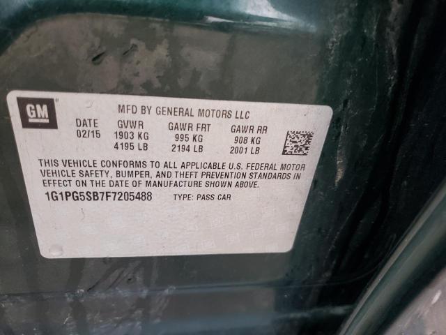 2015 CHEVROLET CRUZE LTZ - 1G1PG5SB7F7205488
