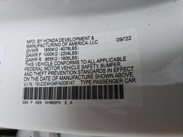 2023 ACURA INTEGRA A- 19UDE4H34PA008147