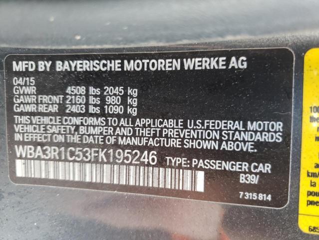 2015 BMW 435 I - WBA3R1C53FK195246