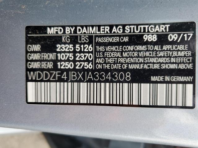 WDDZF4JBXJA334308 Mercedes-Benz E 300