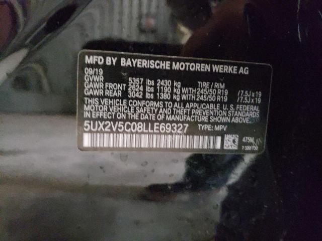 5UX2V5C08LLE69327 BMW X4 Xdrivem40i