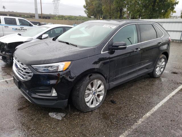 Vehiculos salvage en venta de Copart Rancho Cucamonga, CA: 2022 Ford Edge Titanium