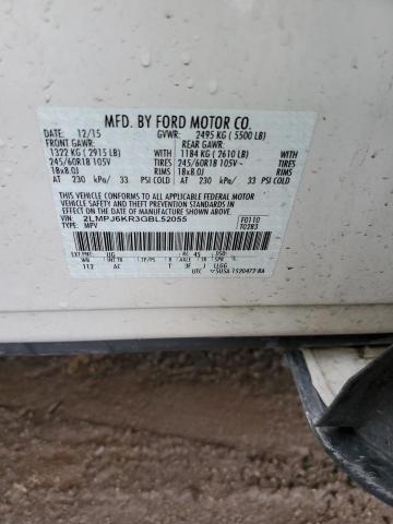 2016 LINCOLN MKX SELECT 2LMPJ6KR3GBL52055