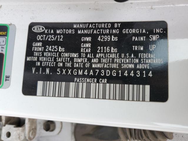 5XXGM4A73DG144314 KIA Optima Lx