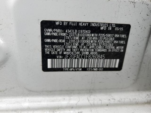 JF2GPACC1F8260845 Subaru Xv Crosstrek 2.0 Premium
