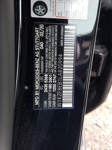 2020 MERCEDES-BENZ E 350 4MAT - W1KZF8EB1LA820994