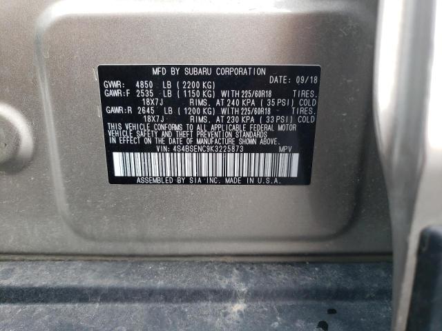 4S4BSENC9K3225873 Subaru Outback 3.6r Limited