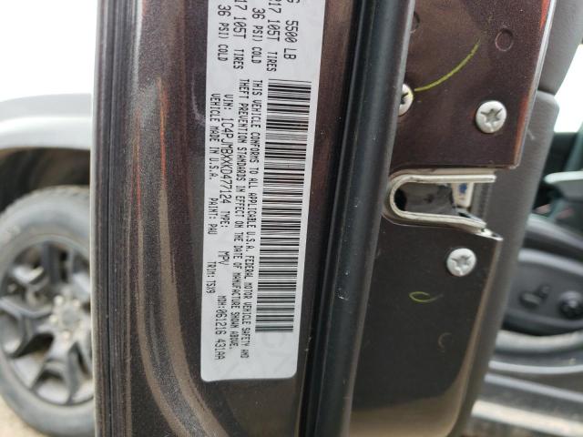 1C4PJMBXXKD477124 Jeep Cherokee Trailhawk