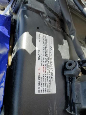 2013 YAMAHA YZFR6 C JYARJ16Y9DA007130