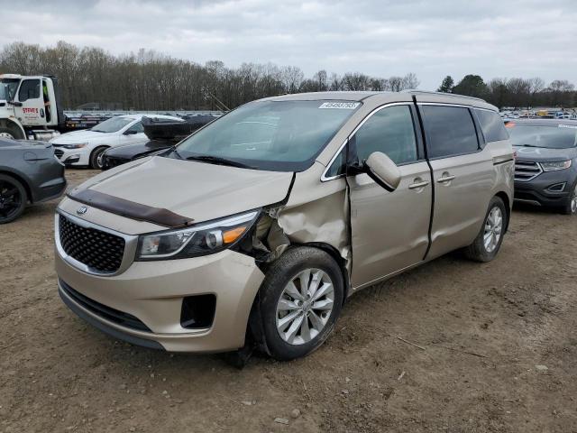 Salvage cars for sale from Copart Conway, AR: 2015 KIA Sedona EX