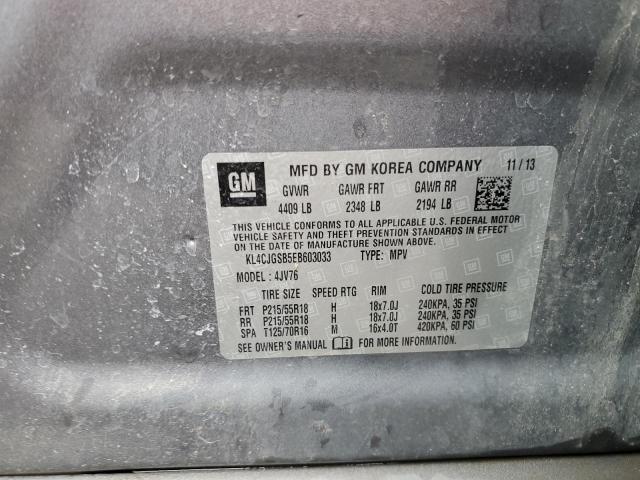 KL4CJGSB5EB603033 Buick Encore