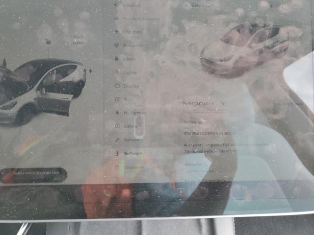 7SAYGDEF0NF406536 Tesla Model Y