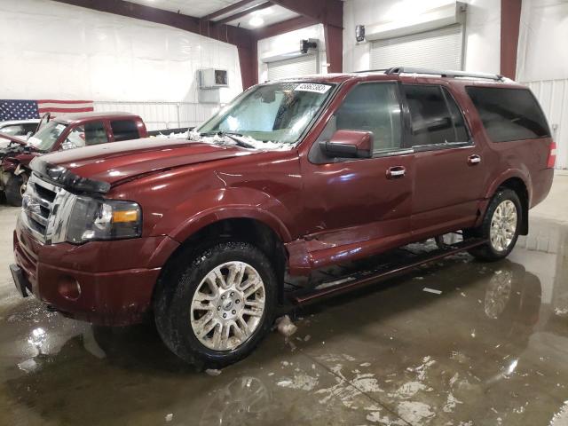 Salvage cars for sale from Copart Avon, MN: 2012 Ford Expedition EL Limited
