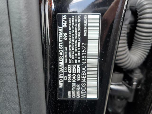 WDDSJ4EB0GN381522 Mercedes-Benz CLA 250