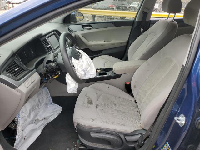 VIN: 5NPE24AFXJH597916 Auction: COPART Lot: 43138653 Location: DC - WASHINGTON DC 5NPE24AFXJH597916 HYUNDAI SONATA 2018 BLUE Photo 7
