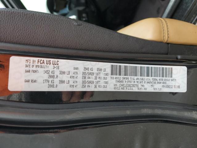 2016 DODGE DURANGO CI - 1C4RDJEG9GC362781