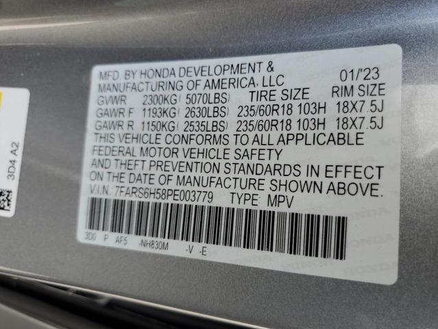 2023 HONDA CR-V SPORT - 7FARS6H58PE003779