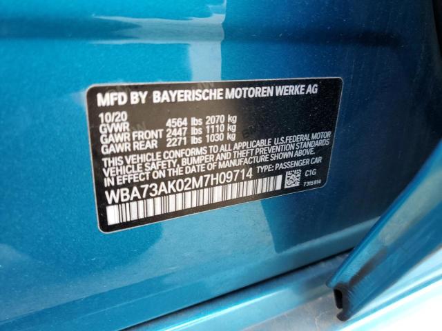 2021 BMW 228XI - WBA73AK02M7H09714