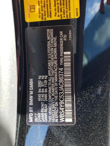 WBS4Y9C53JAC86374 BMW M4