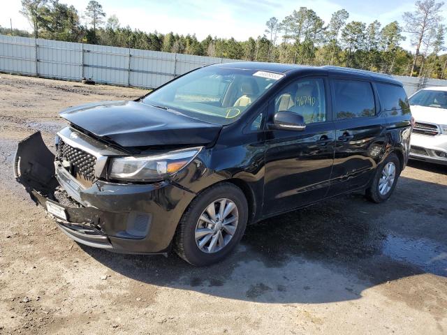KIA Sedona salvage cars for sale: 2017 KIA Sedona LX