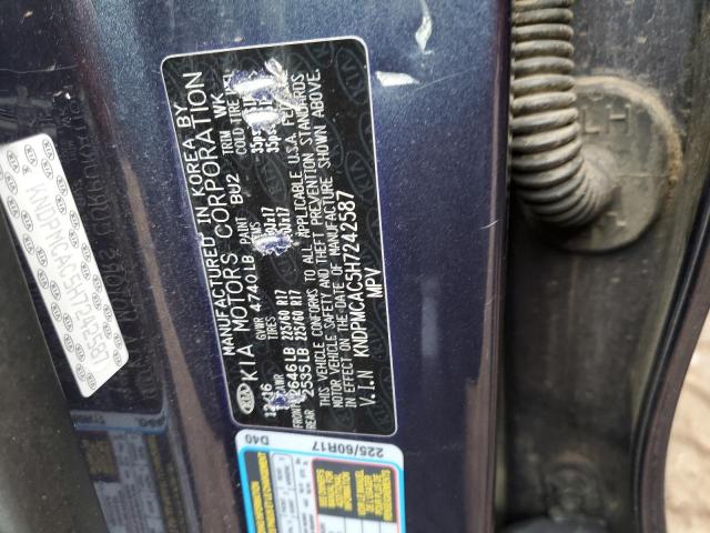 KNDPMCAC5H7242587 KIA Sportage Lx