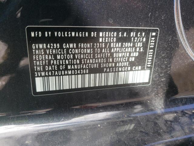 2017 VOLKSWAGEN GTI S/SE - 3VW447AU8HM034368