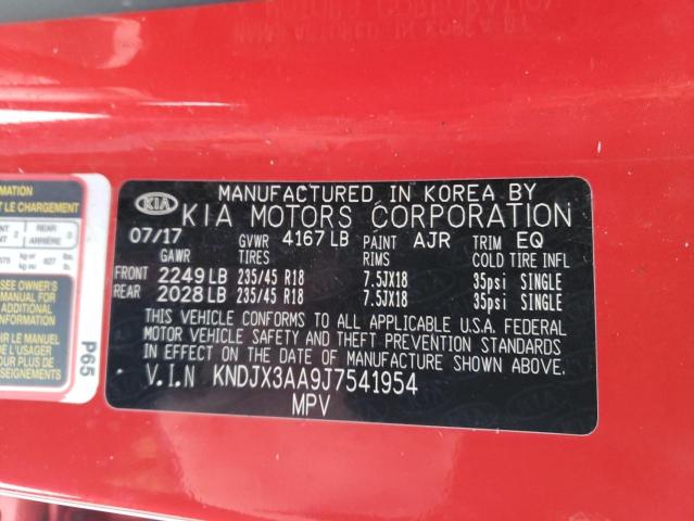 KNDJX3AA9J7541954 KIA Soul !