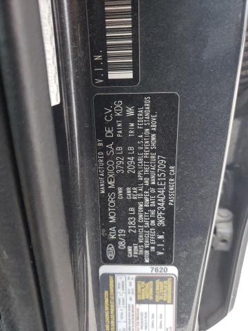 3KPF34AD4LE157097 KIA Forte Gt Line