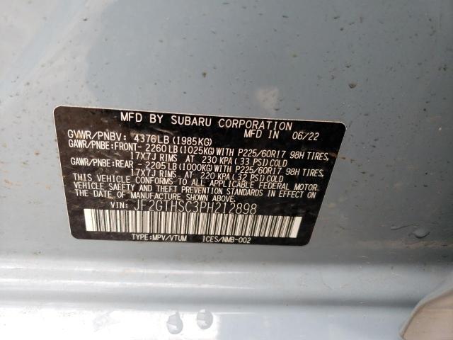 JF2GTHSC3PH212898 Subaru Crosstrek Sport