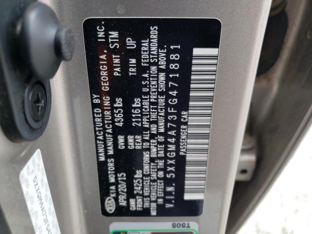 5XXGM4A73FG471881 KIA Optima Lx