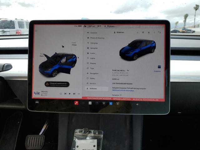 2022 TESLA MODEL Y 7SAYGAEE3NF432294
