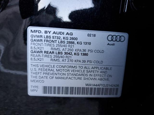 2018 AUDI SQ5 PREMIU - WA1A4AFY2J2142426