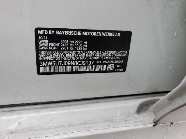 3MW5U7J09N8C39137 BMW M340I