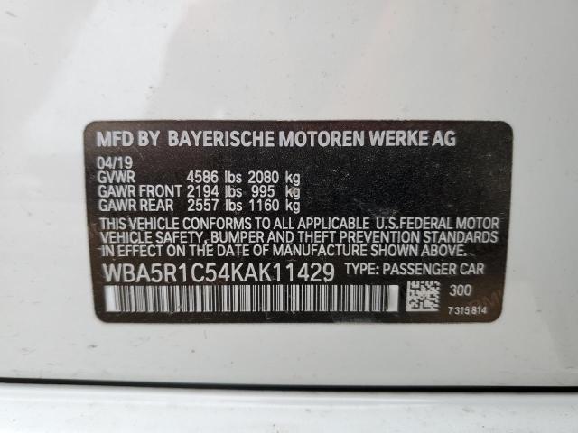 WBA5R1C54KAK11429 BMW 330I