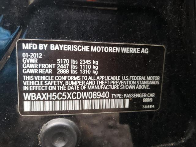 WBAXH5C5XCDW08940 BMW 528 XI